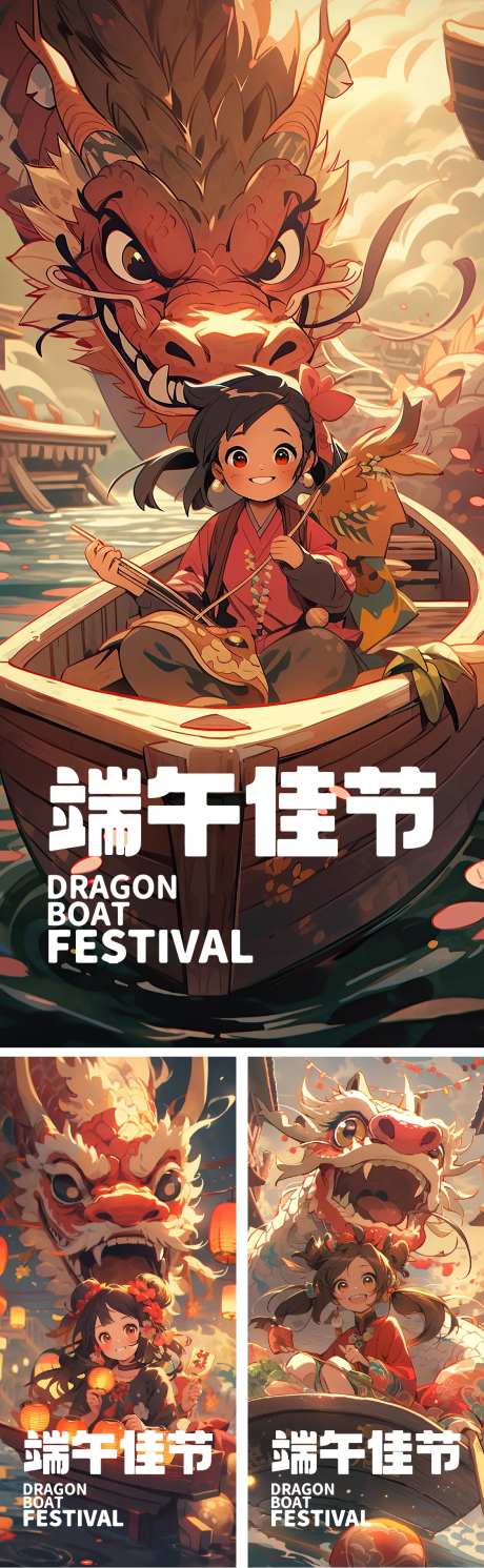 端午节节日营销海报-采灵感-https://www.cailinggan.com/