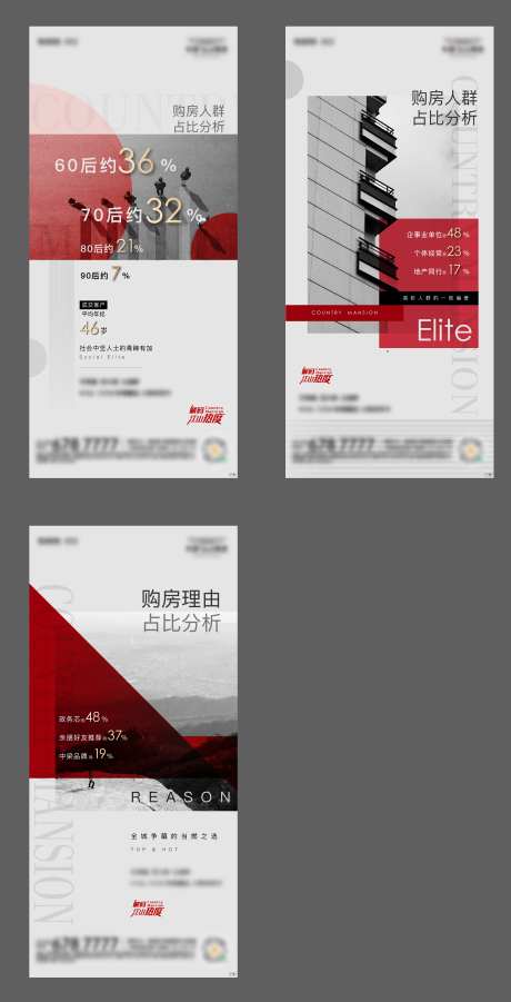 购房占比系列海报-采灵感-https://www.cailinggan.com/