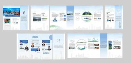 电力科技企业展厅文化墙-采灵感-https://www.cailinggan.com/