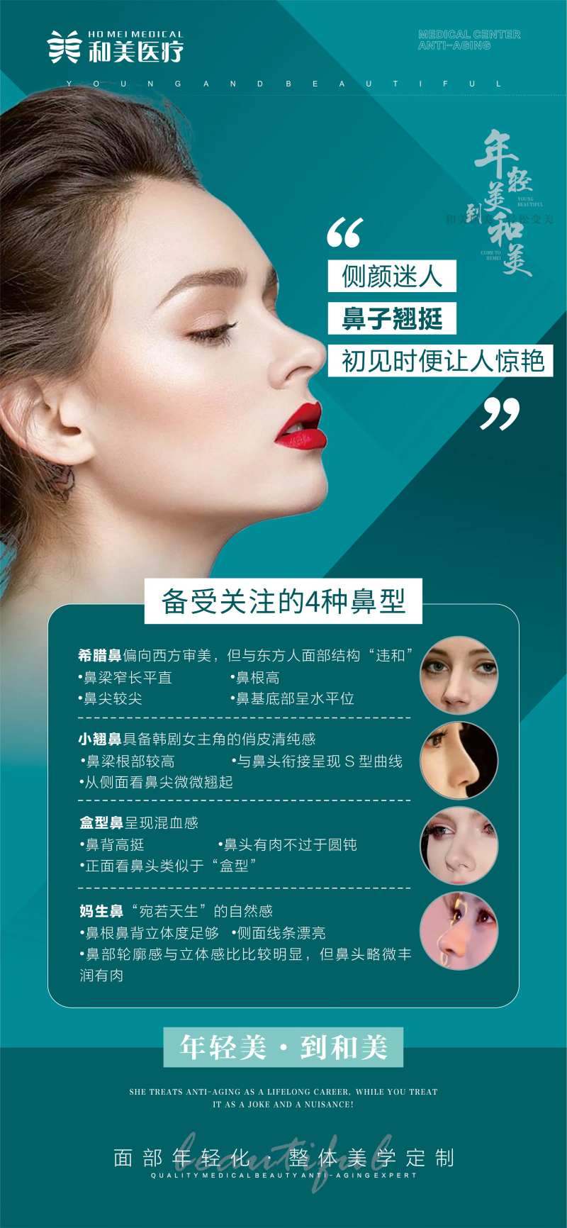 鼻子类型科普海报-采灵感-cailinggan.com