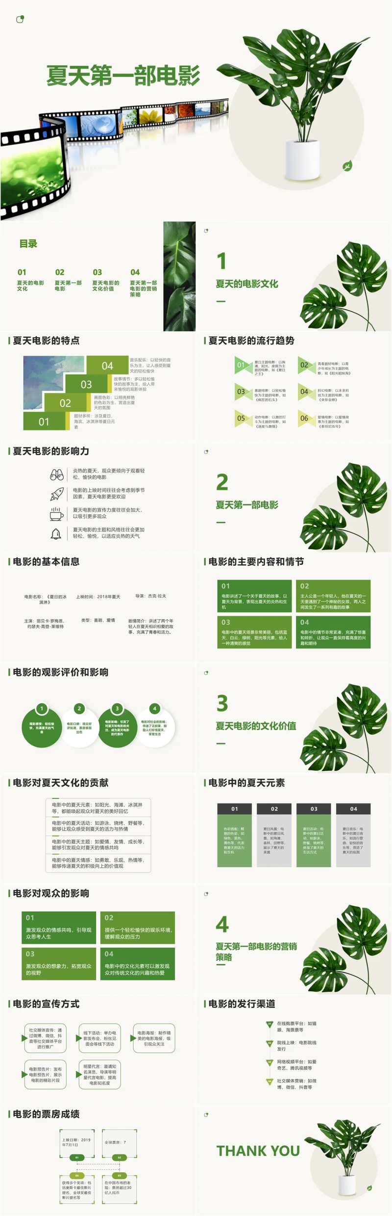 夏天第一部电影PPT-采灵感-cailinggan.com