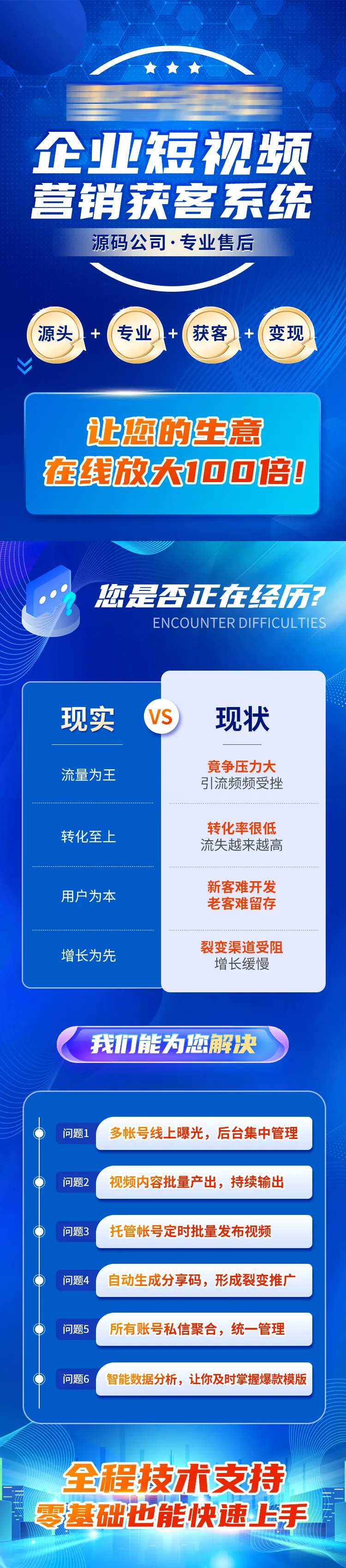 企业短视频营销获客系统H5专题设计-采灵感-cailinggan.com