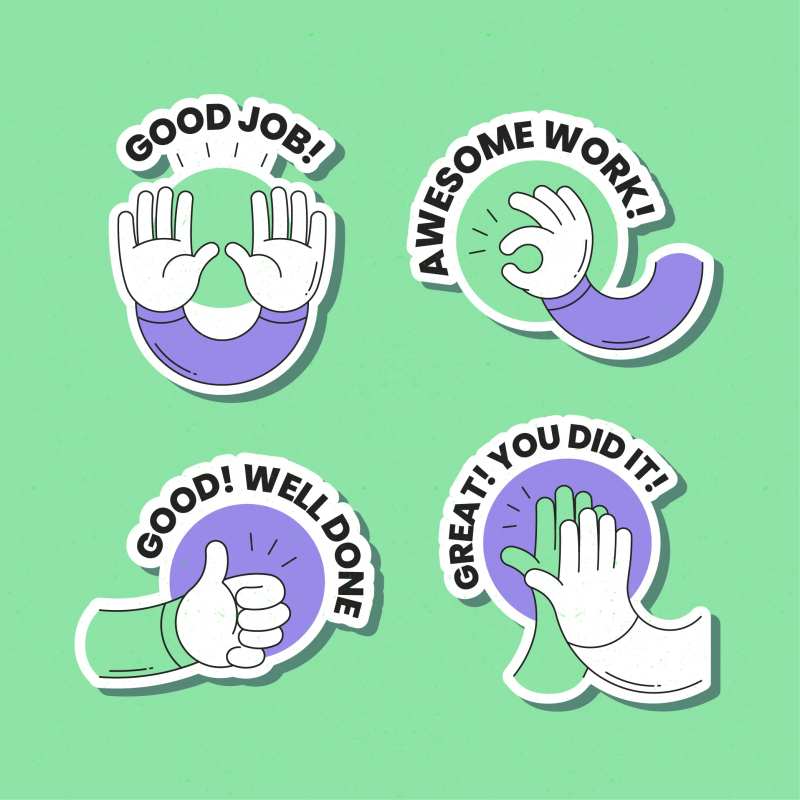 手势手举牌-采灵感-cailinggan.com