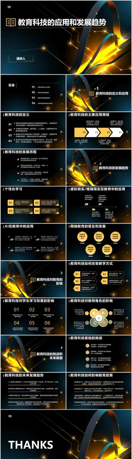 教育科技的应用和发展趋势PPT-采灵感-https://www.cailinggan.com/