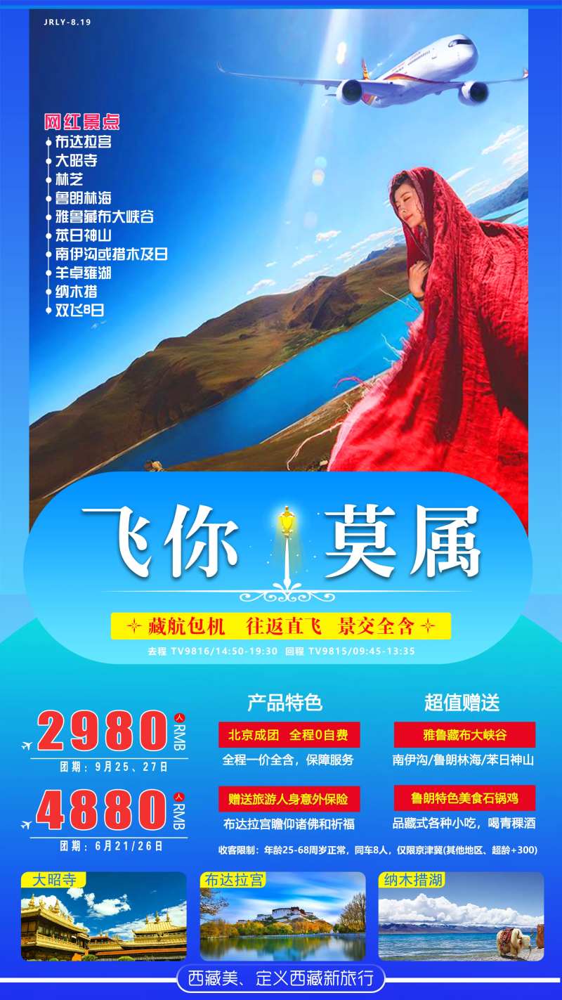 飞你莫属西藏旅游海报-采灵感-cailinggan.com
