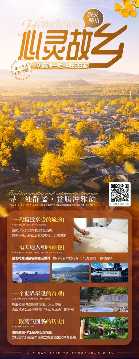腾冲银杏树长图海报-采灵感-https://www.cailinggan.com/