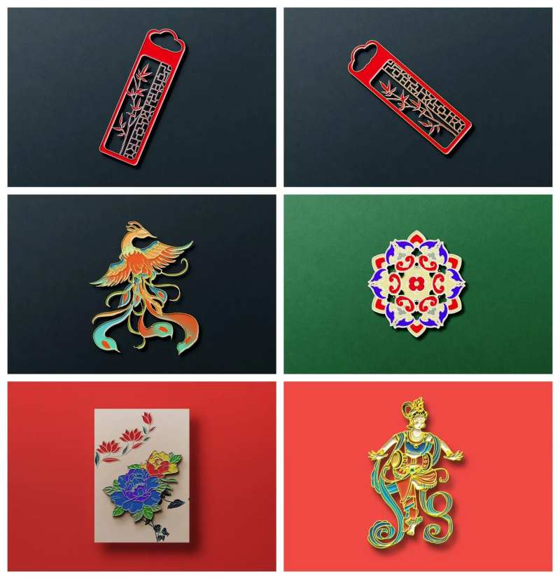 金属扣胸牌胸针样机-采灵感-cailinggan.com