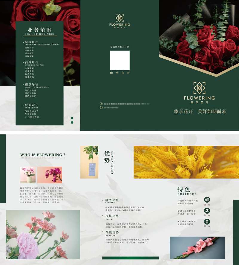 花店折页-采灵感-cailinggan.com