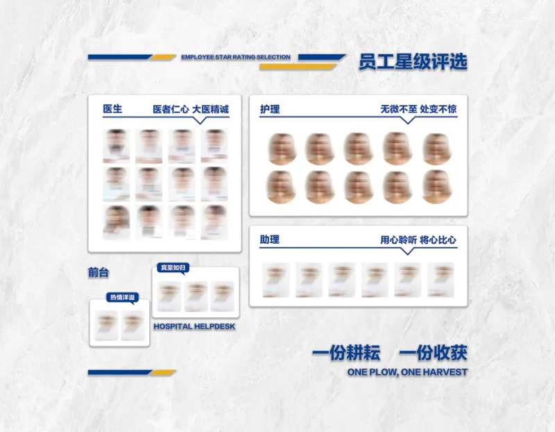 口腔医院文化墙员工风采墙-采灵感-cailinggan.com