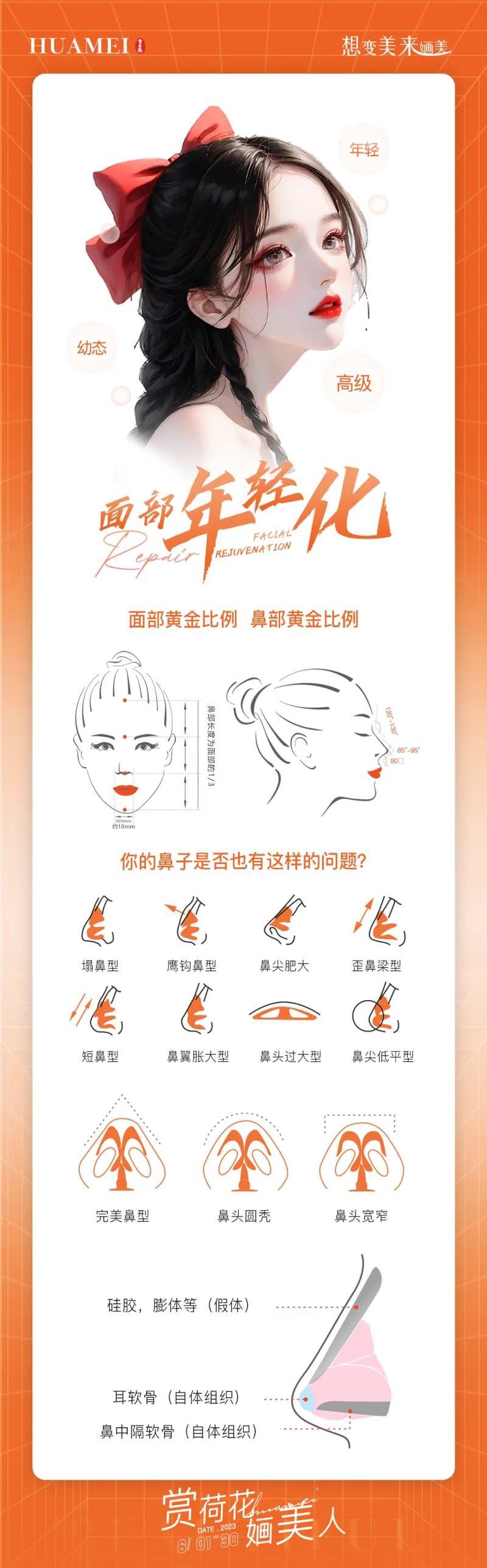 面部美学海报-采灵感-cailinggan.com