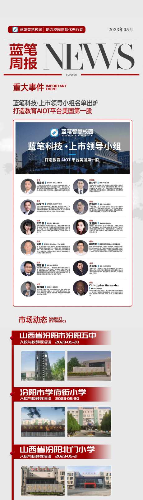 新闻周报头条市场动态长图海报-采灵感-https://www.cailinggan.com/