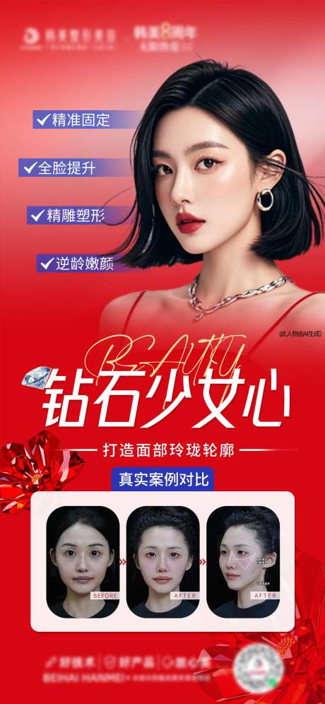 钻石少女心案例海报-采灵感-https://www.cailinggan.com/
