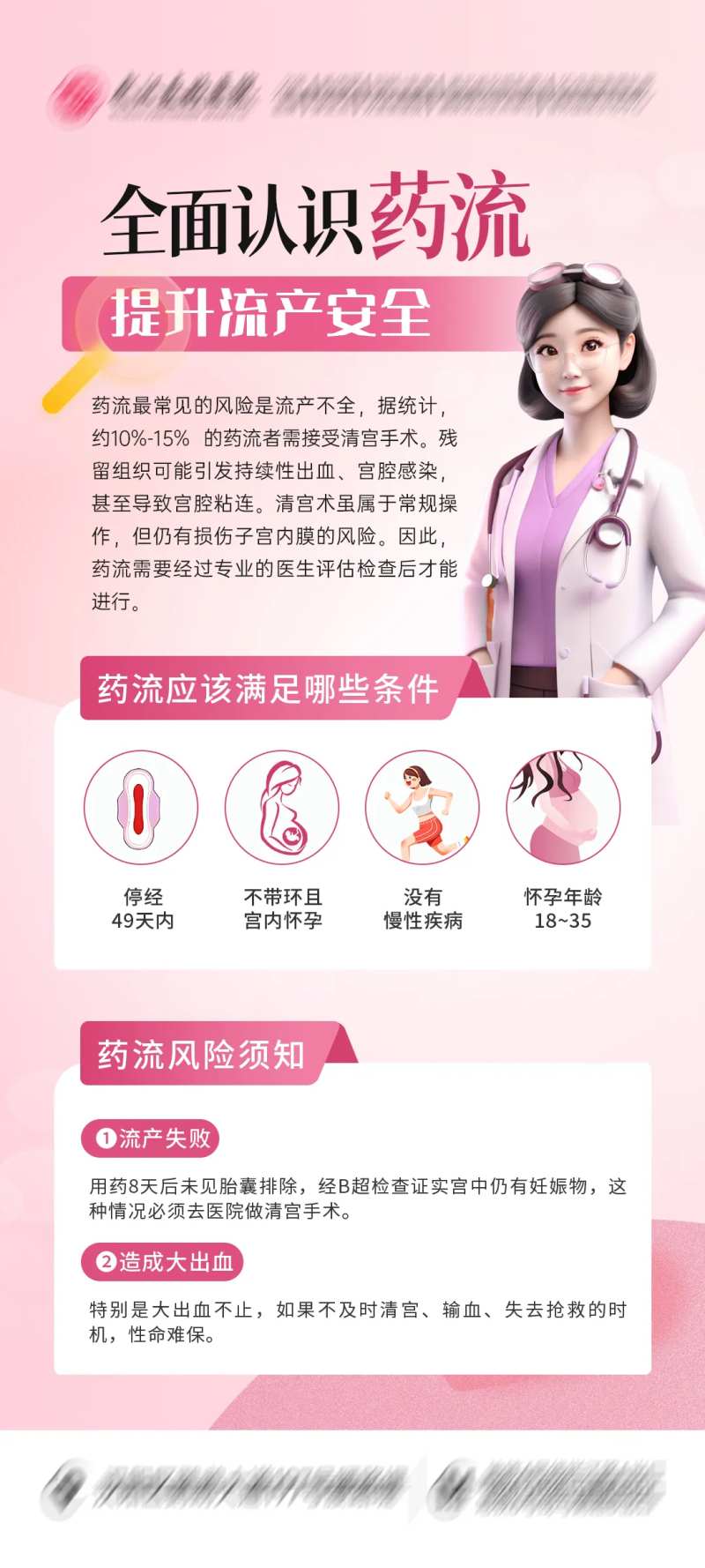 药流风险宣传展架-采灵感-cailinggan.com