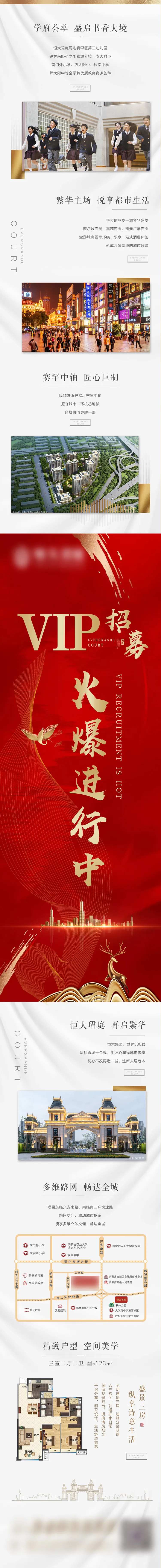地产VIP招募海报                                                                                                                                                                                               -采灵感-cailinggan.com