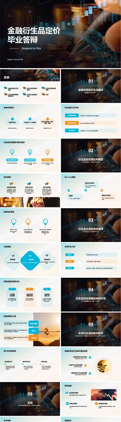 金融衍生品定价毕业答辩PPT-采灵感-https://www.cailinggan.com/