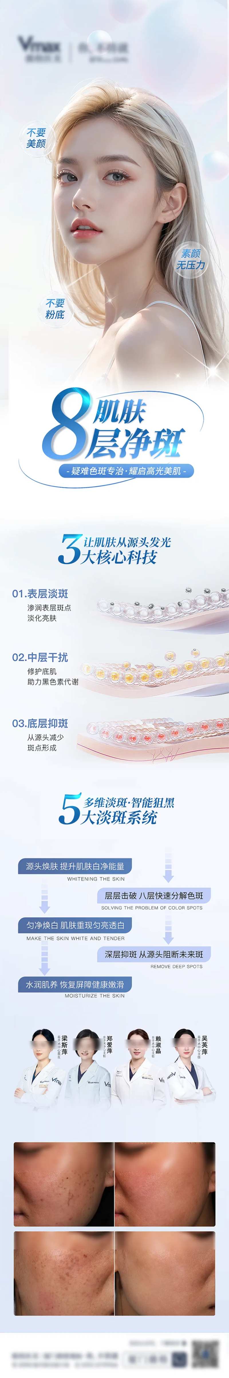 医美净斑淡斑美白专家医生海报-采灵感-cailinggan.com