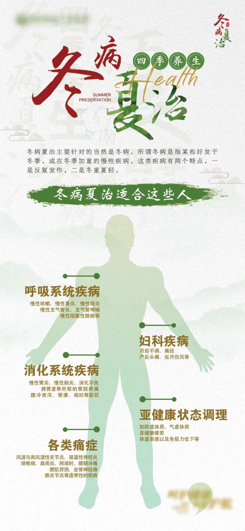 冬病夏治海报-采灵感-cailinggan.com