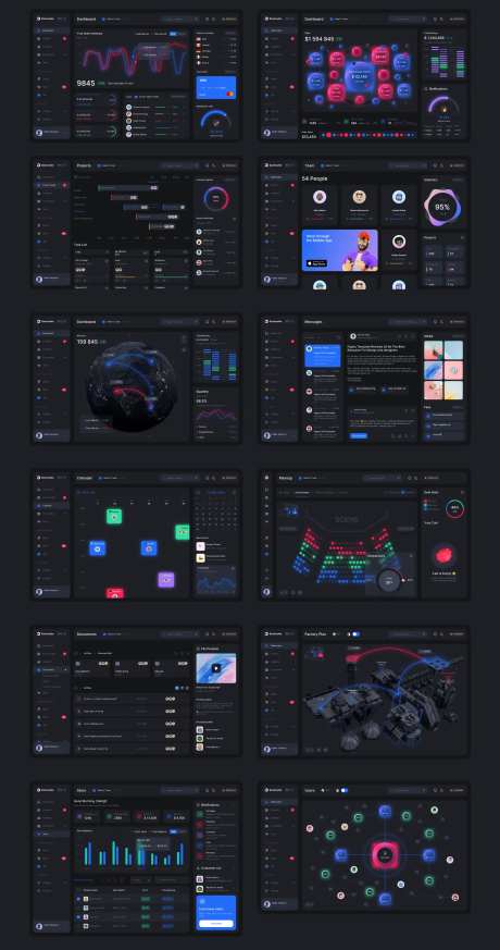 B端数据可视化UI设计-采灵感-https://www.cailinggan.com/