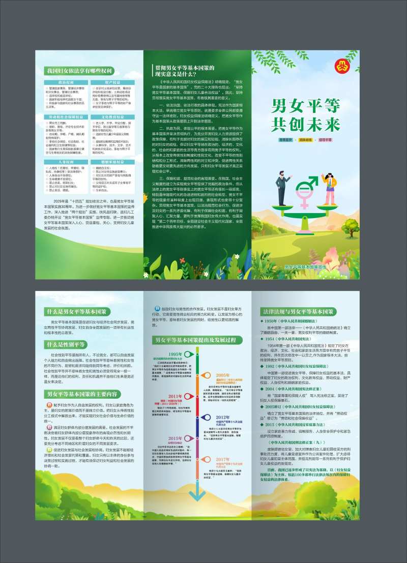男女平等政策折页-采灵感-cailinggan.com