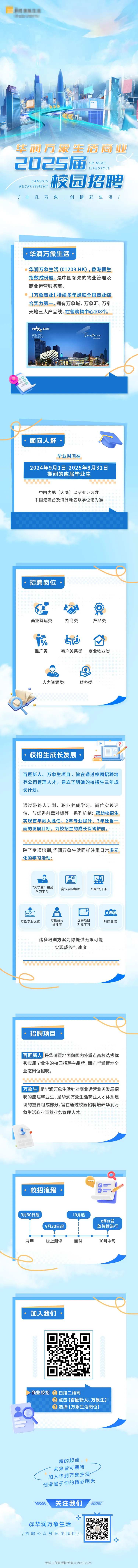 万象生活概念招聘长图海报-采灵感-cailinggan.com