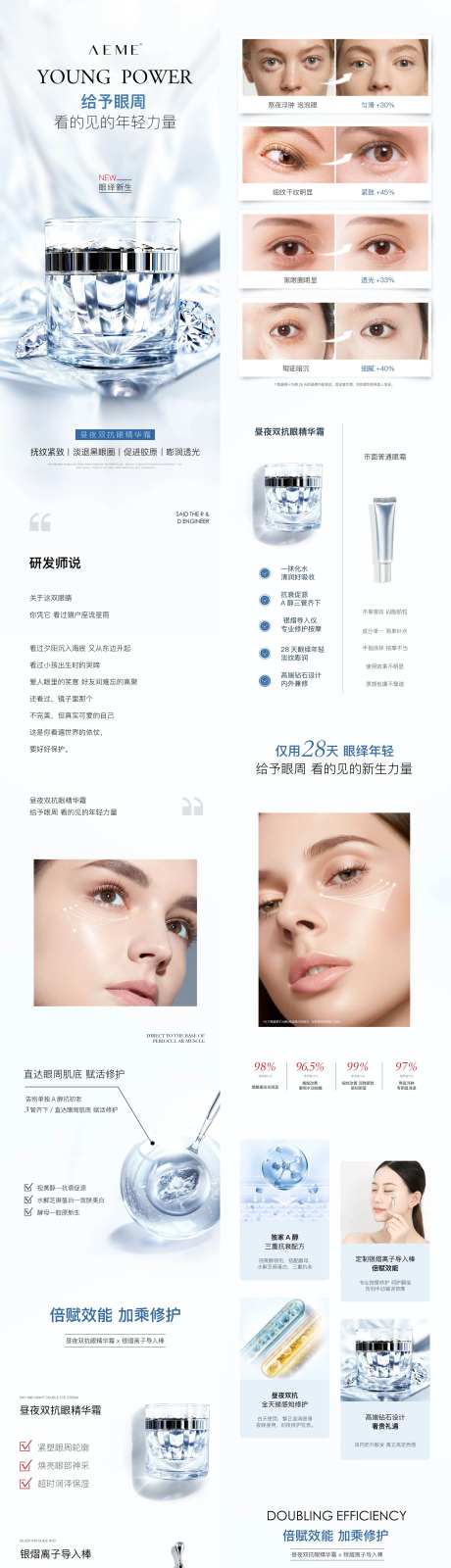 化妆品公众号眼霜护肤品推文电商首页-采灵感-https://www.cailinggan.com/