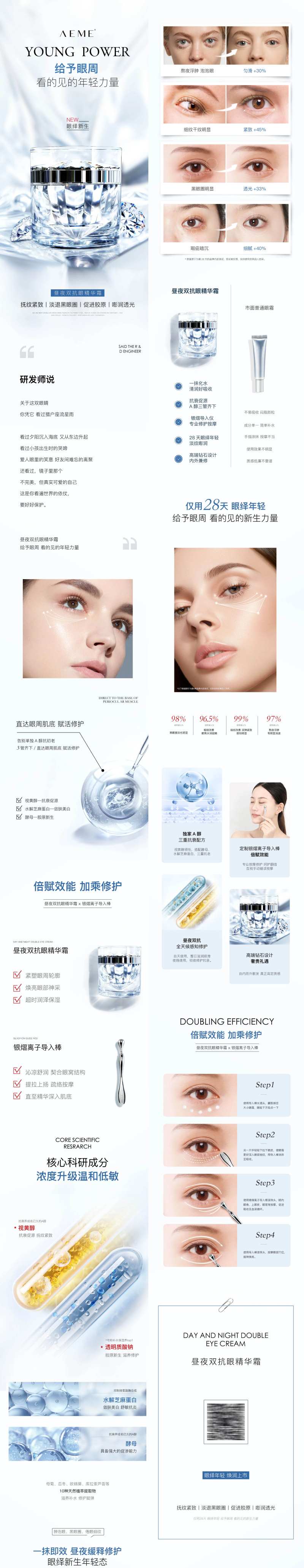 化妆品公众号眼霜护肤品推文电商首页-采灵感-cailinggan.com