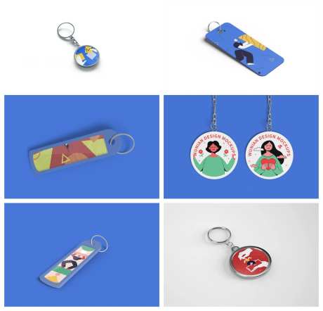 钥匙扣挂饰样机-采灵感-https://www.cailinggan.com/