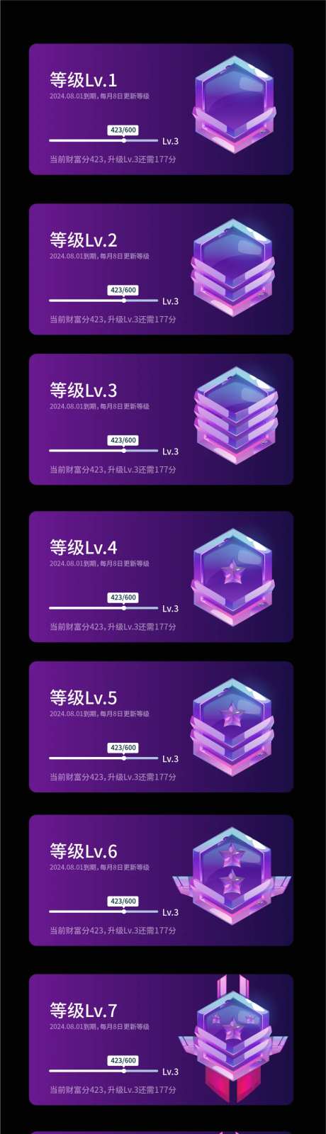 等级勋章徽章VIP卡-采灵感-https://www.cailinggan.com/
