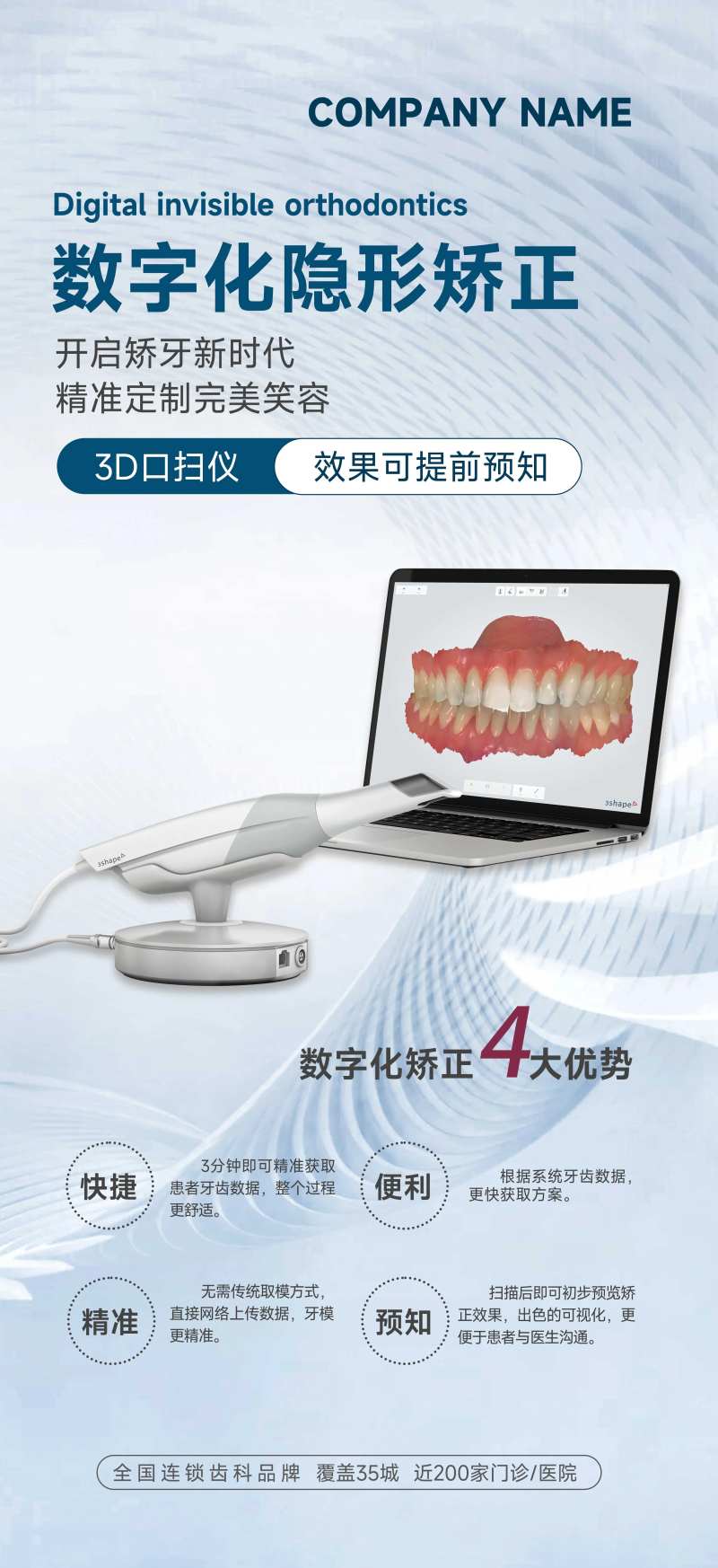 数字化隐形矫正海报-采灵感-cailinggan.com