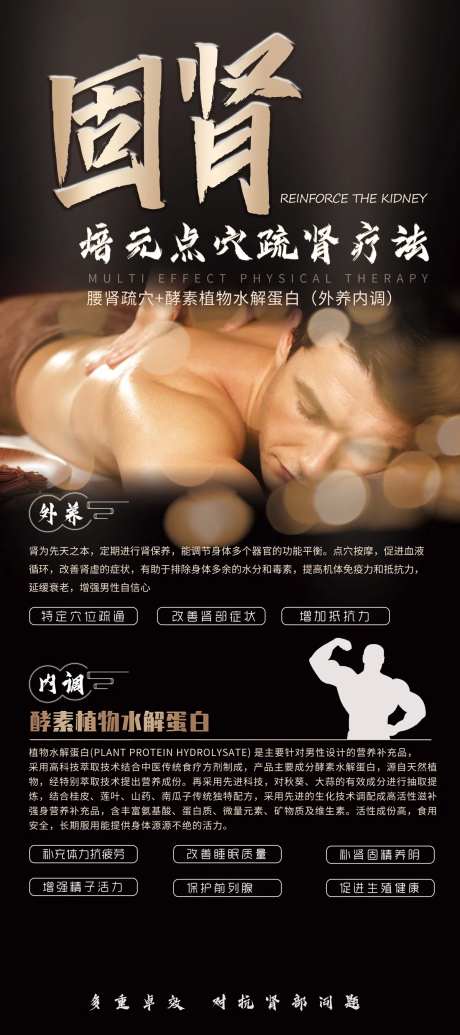 中医按摩海报展板-采灵感-https://www.cailinggan.com/