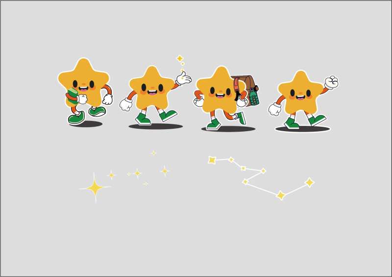 星星贴纸-采灵感-cailinggan.com