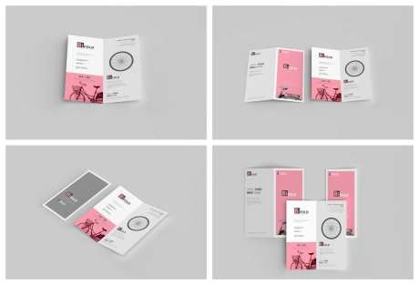 折页宣传册册子杂志样机-采灵感-https://www.cailinggan.com/