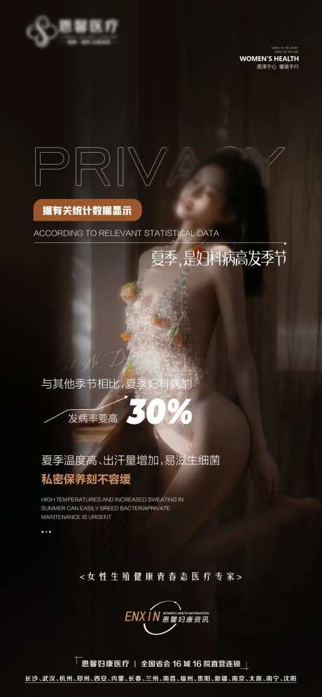 私密保养刻不容缓海报-采灵感-https://www.cailinggan.com/