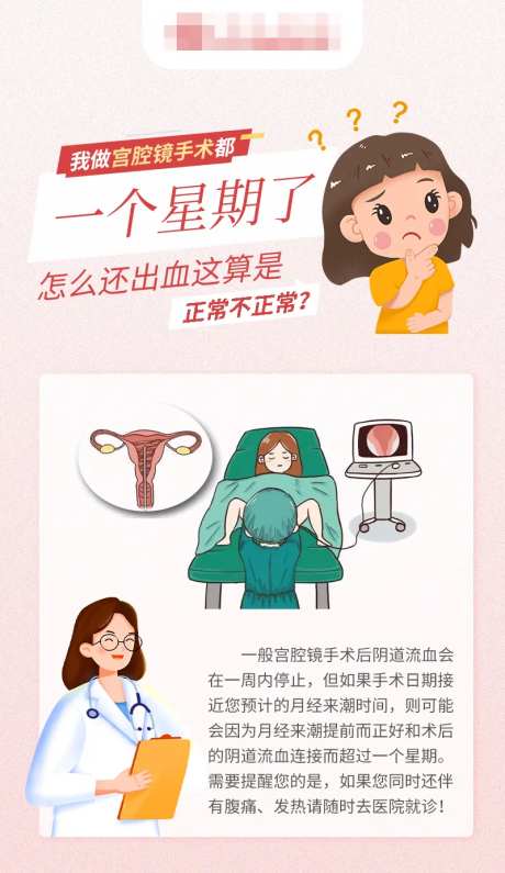 宫腔镜手术医疗海报-采灵感-https://www.cailinggan.com/