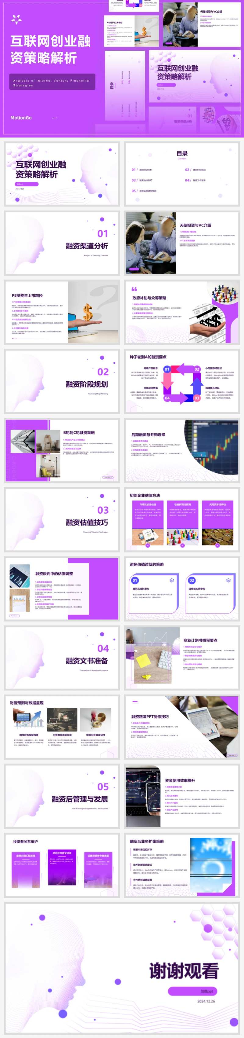 互联网创业融资策略解析ppt-采灵感-cailinggan.com