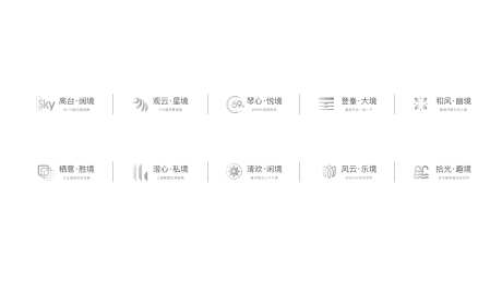 地产icon图标图形设计-采灵感-https://www.cailinggan.com/