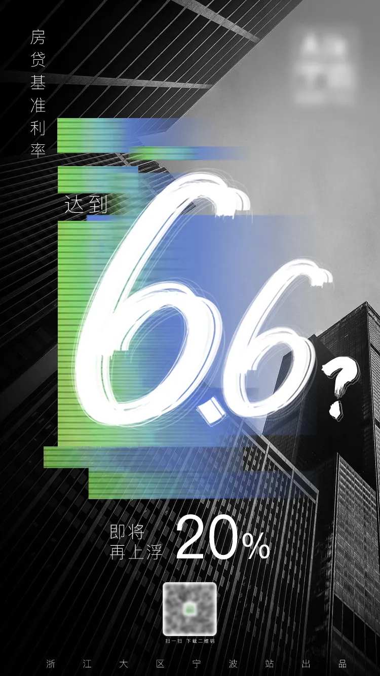 房贷利率海报-采灵感-cailinggan.com