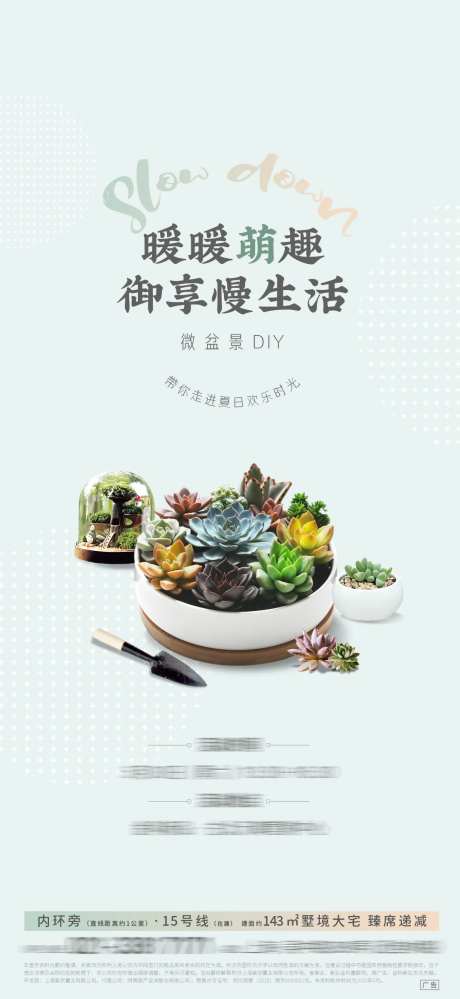 多肉活动海报-采灵感-https://www.cailinggan.com/