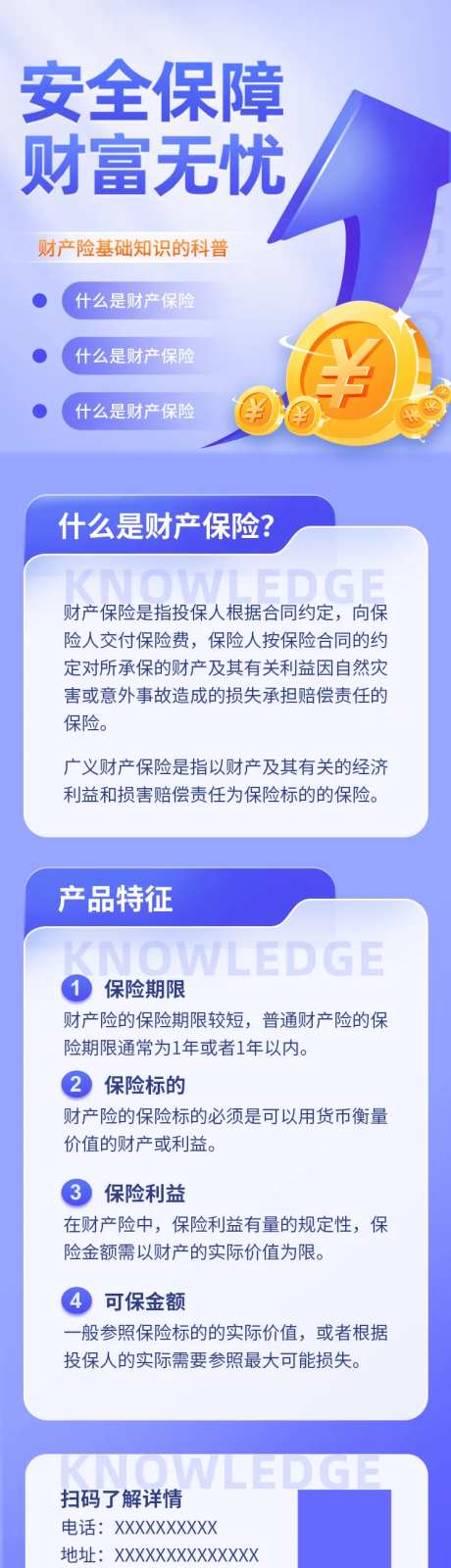 理财贷款产品科普长图海报-采灵感-cailinggan.com