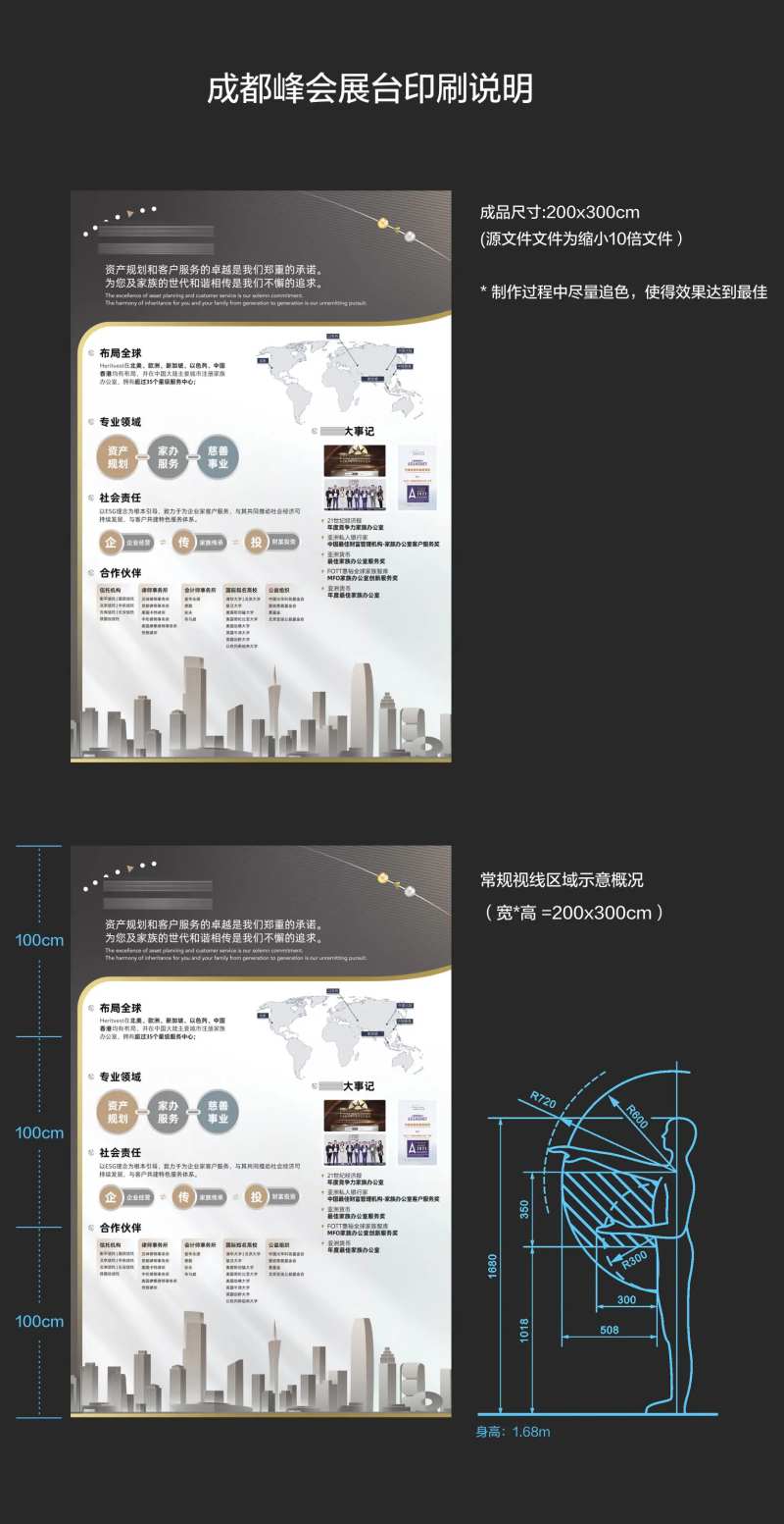 峰会展台背景板-采灵感-cailinggan.com