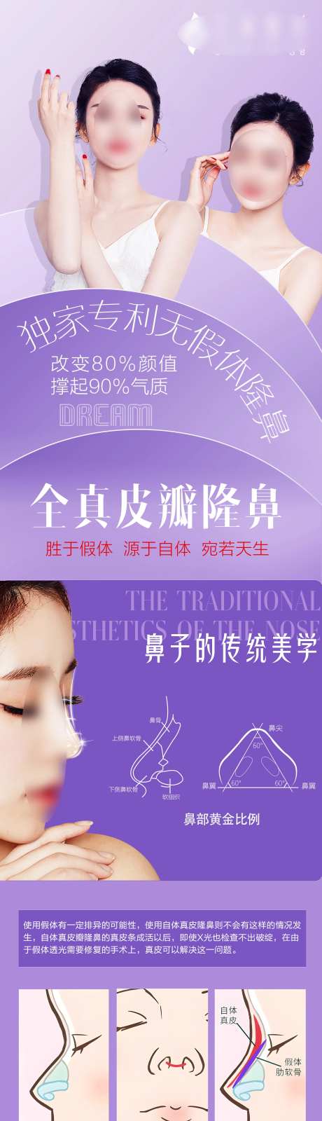 医美隆鼻鼻综合长图-采灵感-https://www.cailinggan.com/