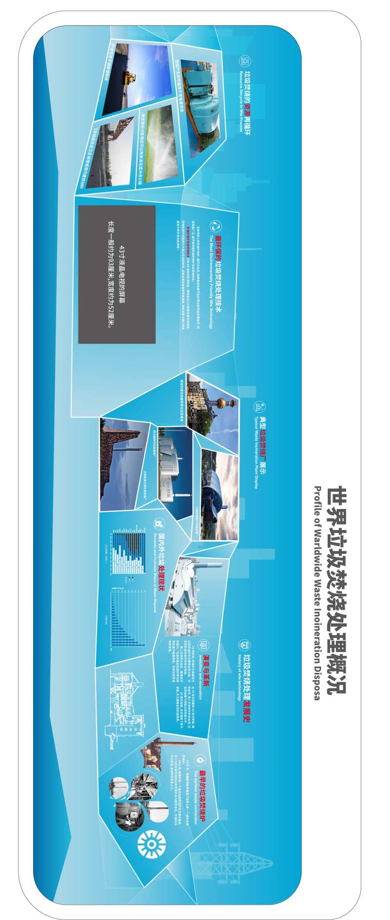 世界垃圾焚烧处理背景板-采灵感-cailinggan.com