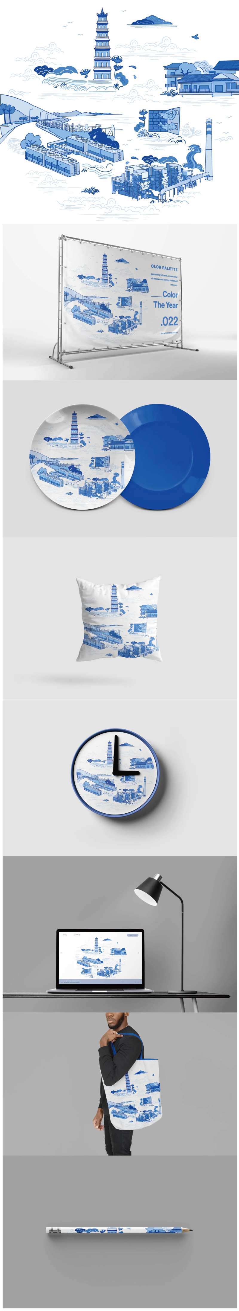 文创矢量插画海报创意文化旅-采灵感-cailinggan.com