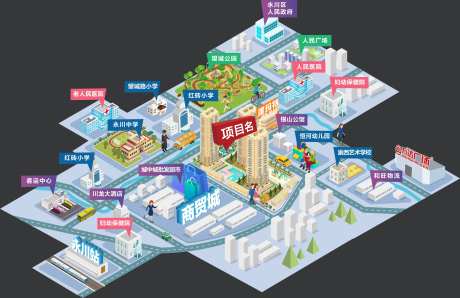 商业地产区域图-采灵感-https://www.cailinggan.com/