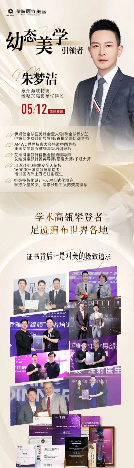 医美专家介绍长图海报-采灵感-cailinggan.com