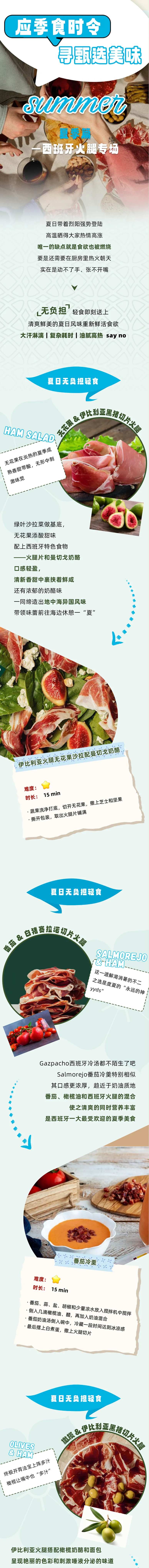 夏日大作战食物长图海报-采灵感-cailinggan.com