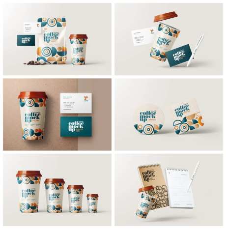 咖啡杯奶茶杯样机-采灵感-https://www.cailinggan.com/