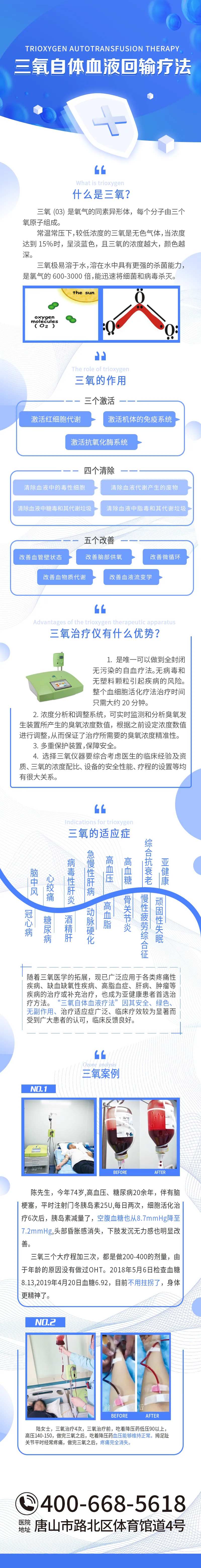 三氧自血疗法宣传长图海报-采灵感-cailinggan.com