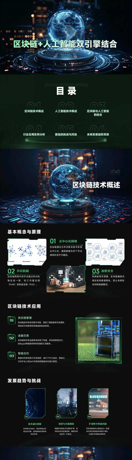 区块链+人工智能双引擎结合PPT-采灵感-https://www.cailinggan.com/