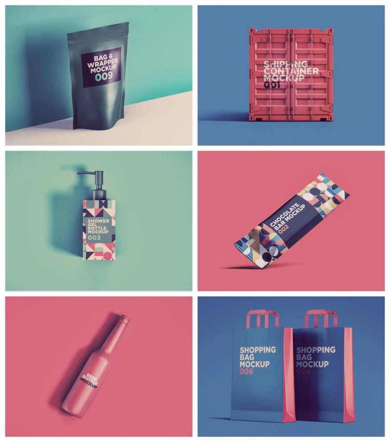 化妆品瓶装包装样机-采灵感-cailinggan.com